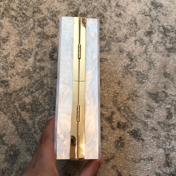 Rachel Zoe Winter 2018 Marble Box Clutch - Picture 5 of 8